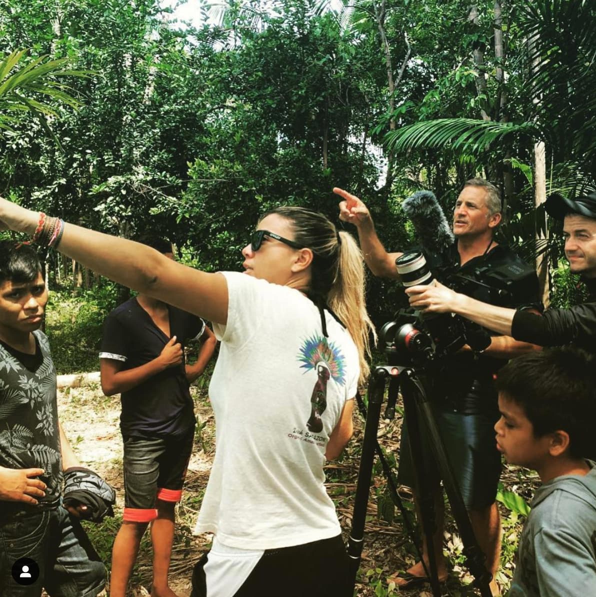 Amazon Filming Acai Tree Climbers